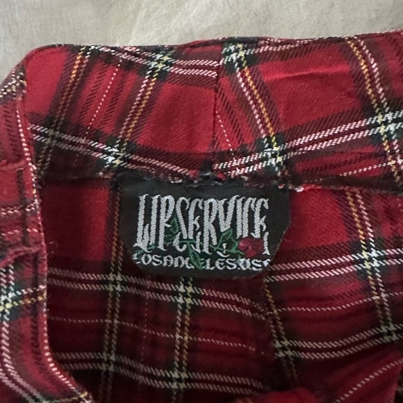 Lip, service plaid, pants, size small - Picture 5 of 9